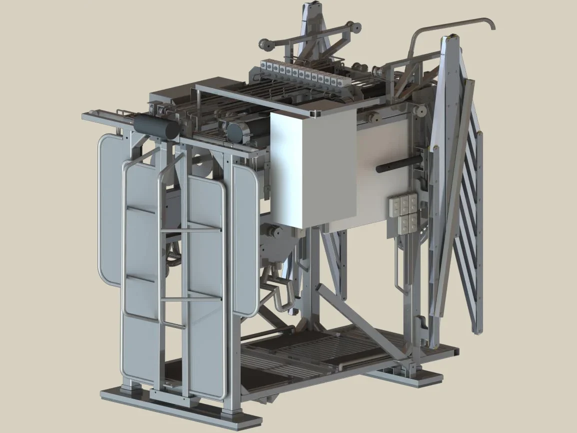 Full machine, gates deployed