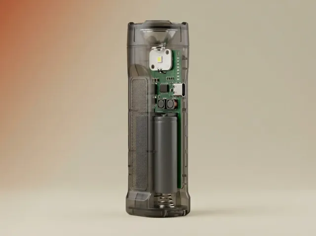 LiFePO₄ Charger with Flashlight Control